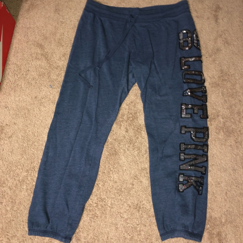 Pink Victoria’s Secret medium joggers